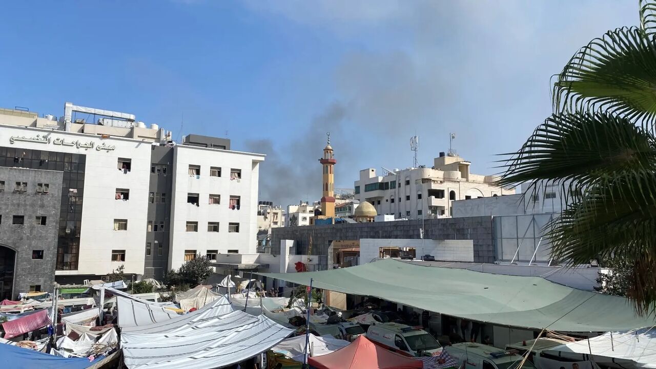 یورش ارتش اشغالگر به بیمارستان الشفا در غزه