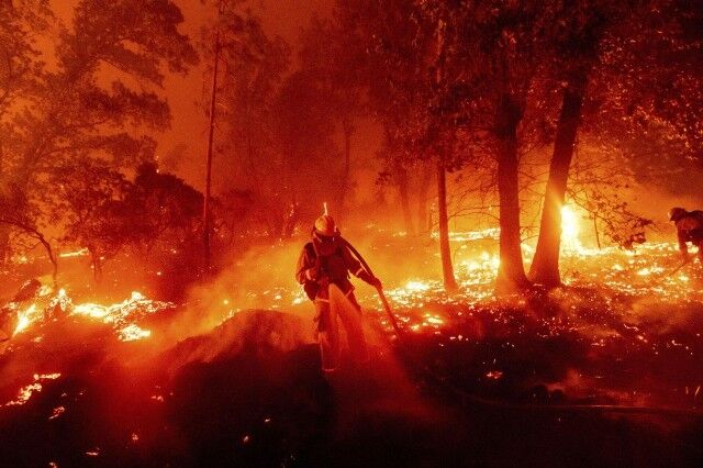 آتش سوزی جنگلی در ایالت می سی سی پی آمریکا