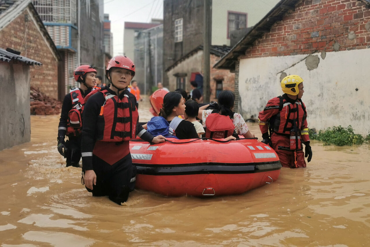 تخلیه شهر‌های جنوبی چین در پی بارندگی شدید