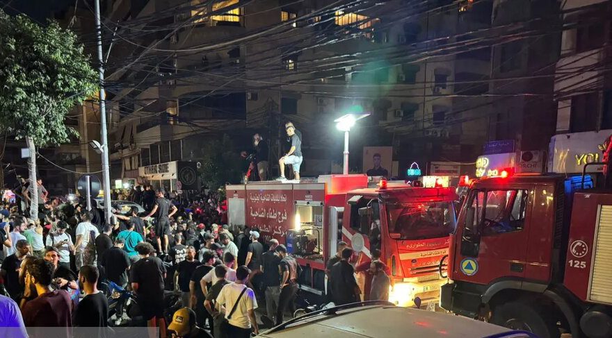 حمله رژیم صهیونیستی به ساختمانی در حومه بیروت