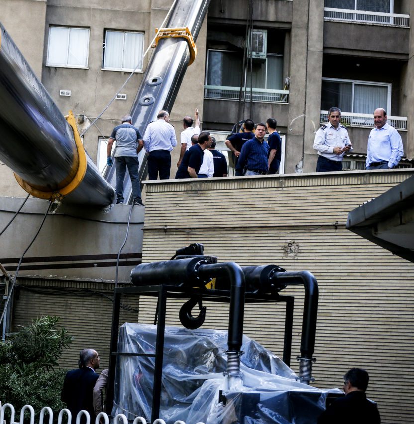 سقوط جرثقیل