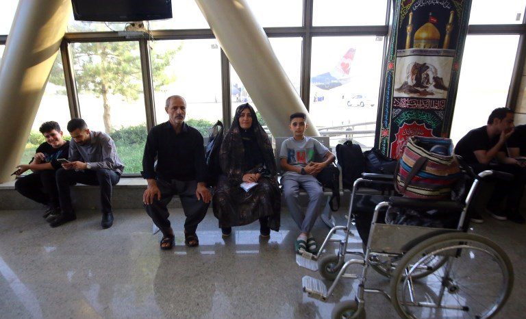 اولین پرواز مسافران اربعین حسینی به نجف از فرودگاه همدان