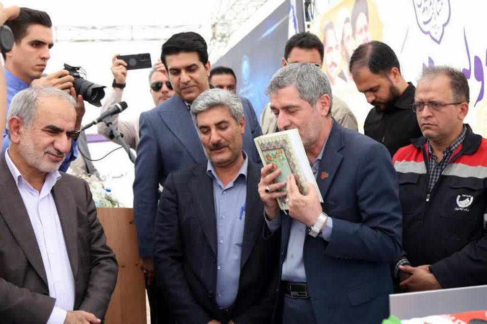 افتتاح طرح‌های آبرسانی شهر صدرا