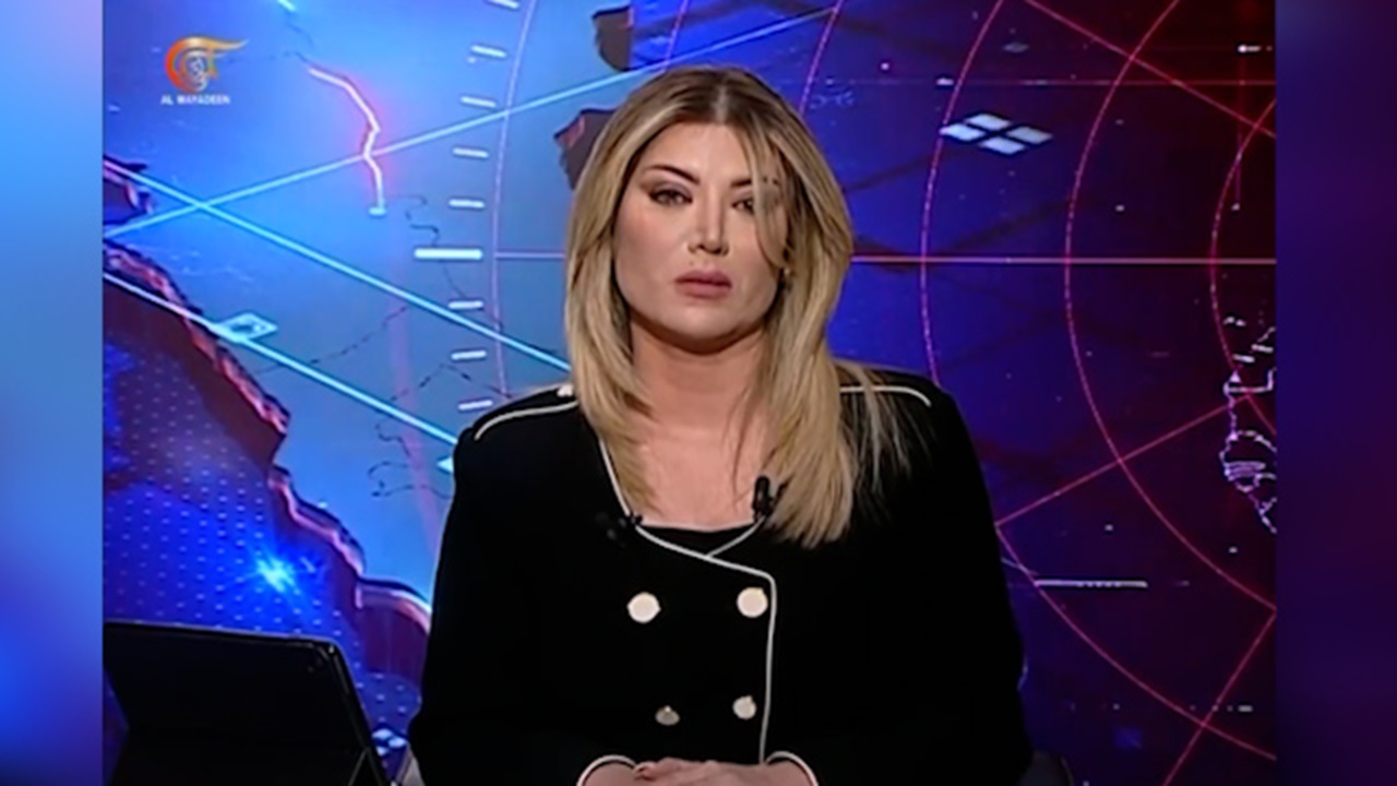 بغض مجری المیادین هنگام اعلام خبر شهادت سیدحسن نصرالله