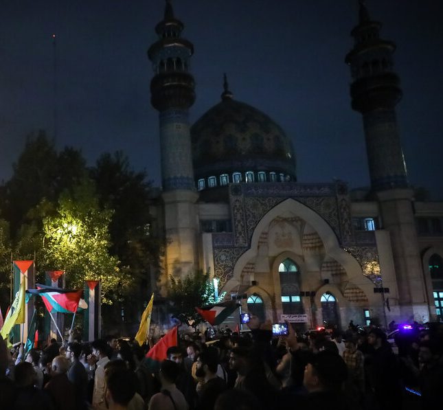 تجمع مردم تهران در محکومیت حمله به لبنان