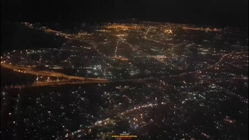 تصاویری از آسمان تهران پس از دومین فعالیت پدافند