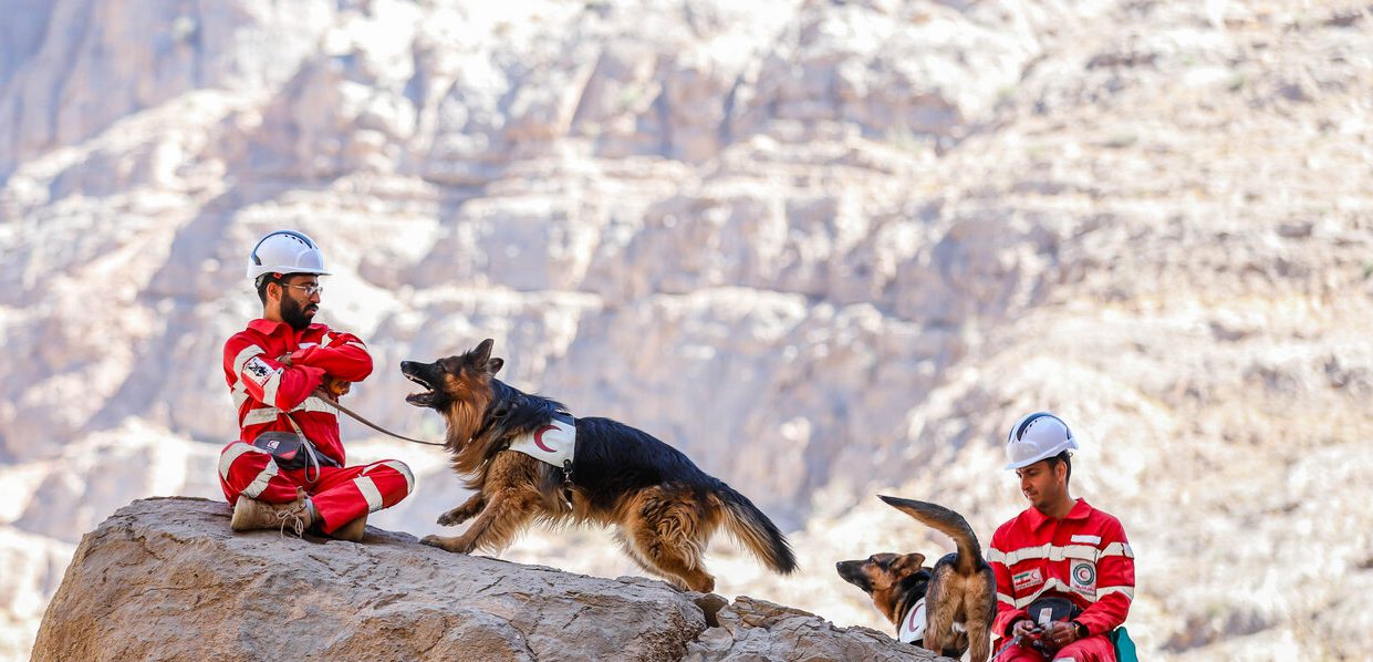 مانور امداد و نجات کوهستان در یزد