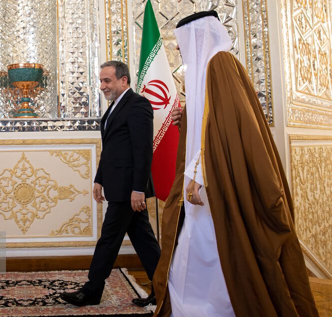 دیدار نخست‌وزیر و وزیر خارجه قطر با وزیر امور خارجه