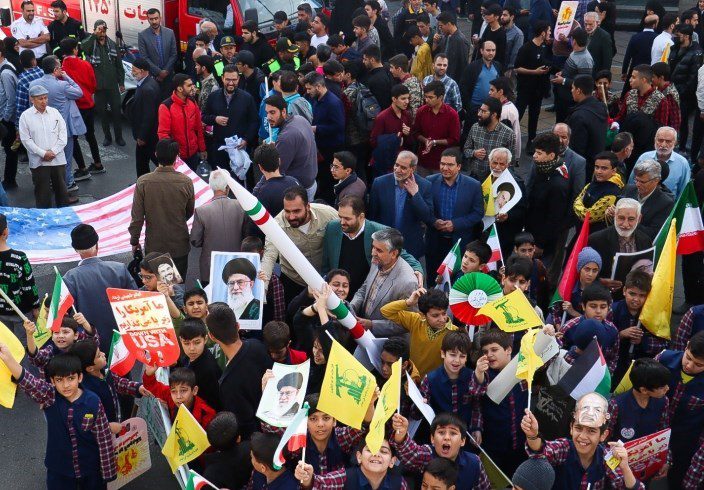 راهپیمایی ۱۳ آبان در مشهد و شیراز