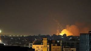 تصاویری از حملات هوایی رژیم صهیونیستی به حومه دمشق