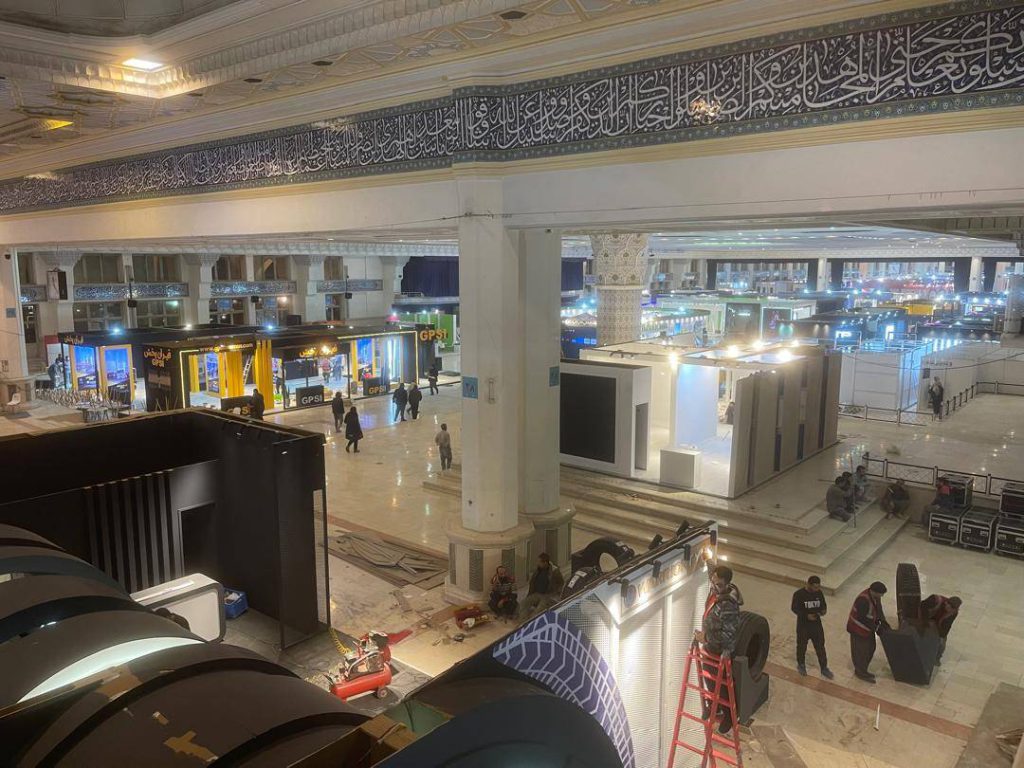گزارش تصویری آماده‌سازی غرفه‌های هشتمین نمایشگاه بین‌المللی حمل‌ونقل، لجستیک و صنایع وابسته 