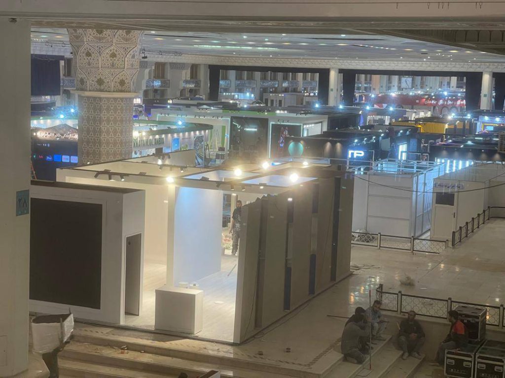 گزارش تصویری آماده‌سازی غرفه‌های هشتمین نمایشگاه بین‌المللی حمل‌ونقل، لجستیک و صنایع وابسته 