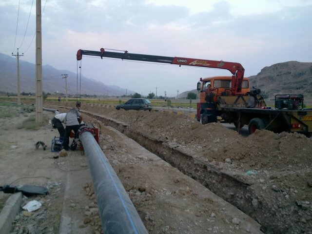 آغاز فاز دوم اجرای خط انتقال فاضلاب طرح نهضت ملی مسکن در سرکان