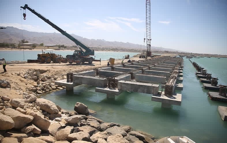 پیشرفت ۷۵ درصدی پروژه اسکله بندر بوالخیر