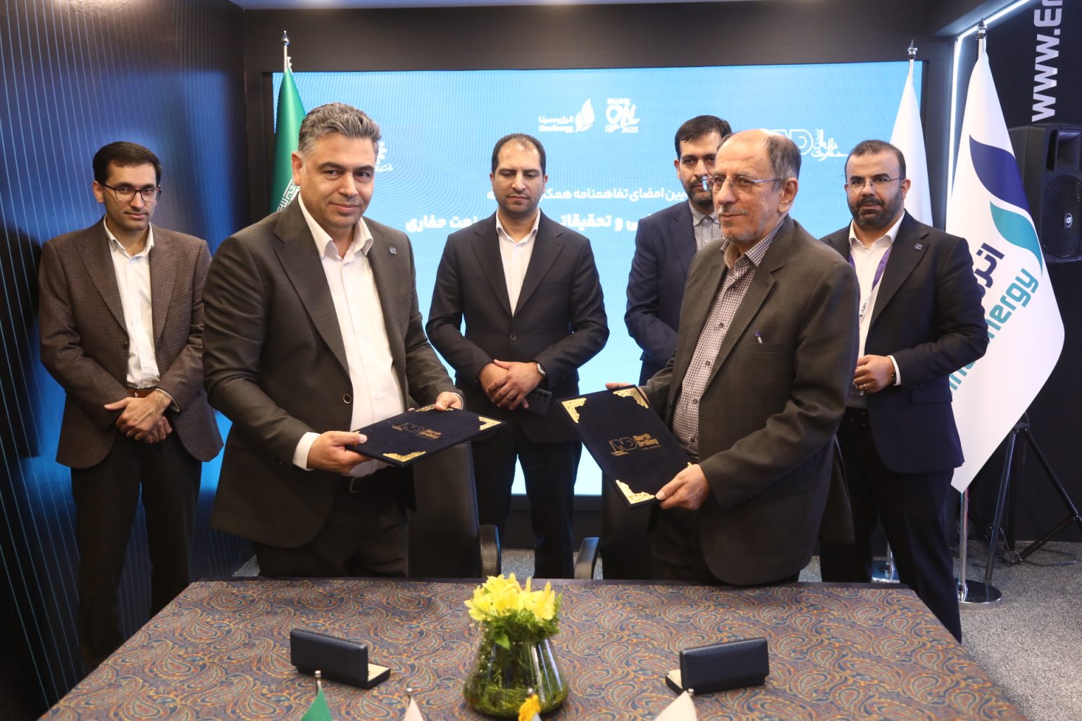امضای سه تفاهم نامه همکاری انرژی سینا با شرکت های داخلی1