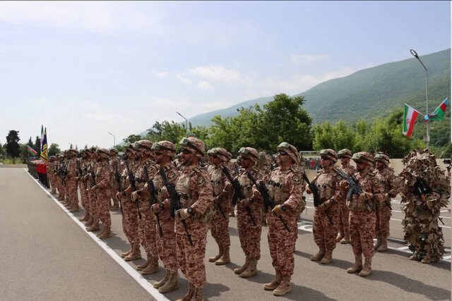 برگزاری دومین روز رزمایش مشترک سپاه پاسداران و ارتش جمهوری آذربایجان