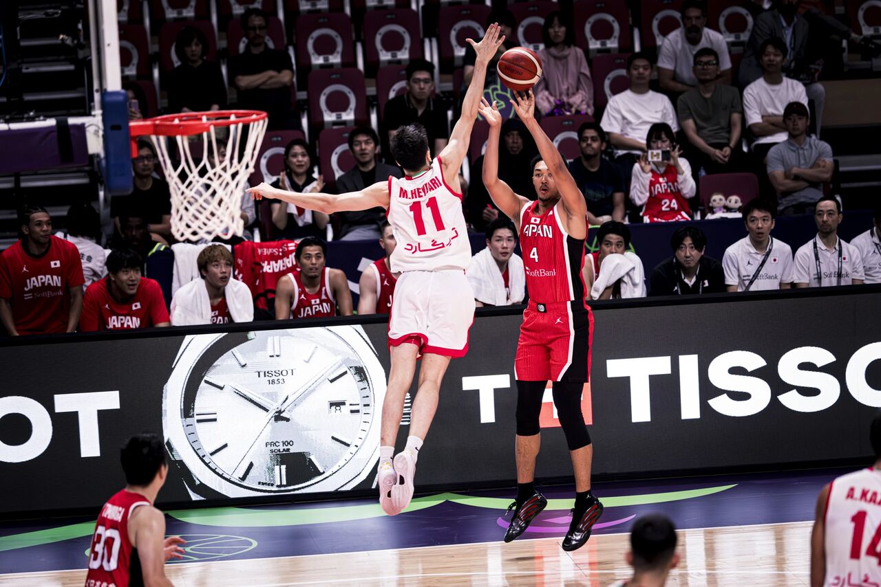 بسکتبال کاپ آسیا؛ شاهکار یوزهای ایرانی روی سبد ژاپن