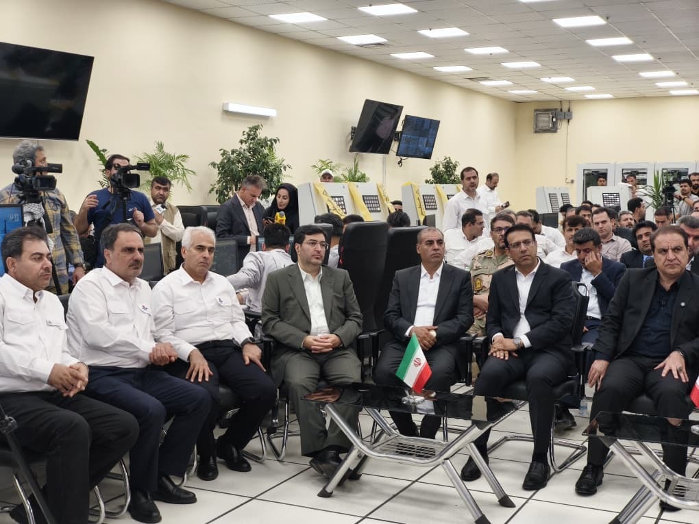 NGL ۳۱۰۰ دهلران با فرمان رییس جمهور به بهره برداری رسید