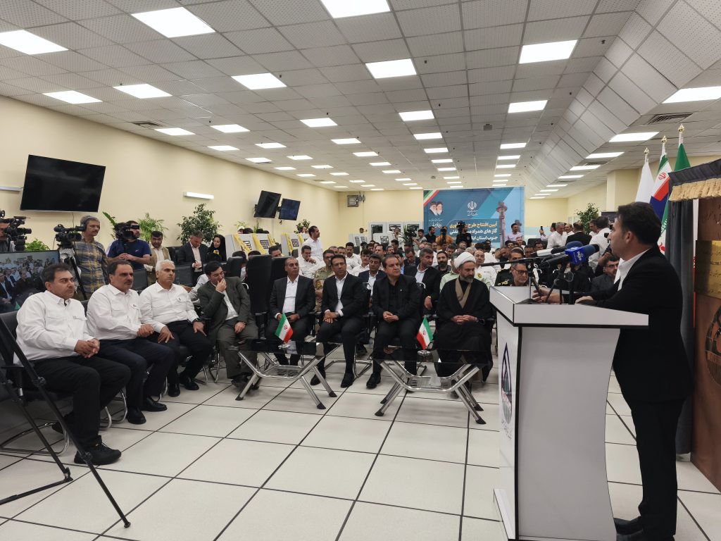 NGL ۳۱۰۰ دهلران با فرمان رییس جمهور به بهره برداری رسید