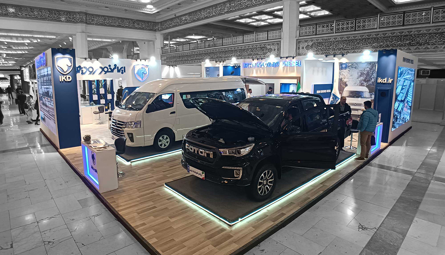 حضور فعال ایران‌خودرو دیزل در هشتمین نمایشگاه آفرود و کمپینگ تهران
