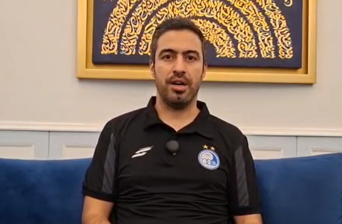 هجمه به داور قبل از سوت آغاز !