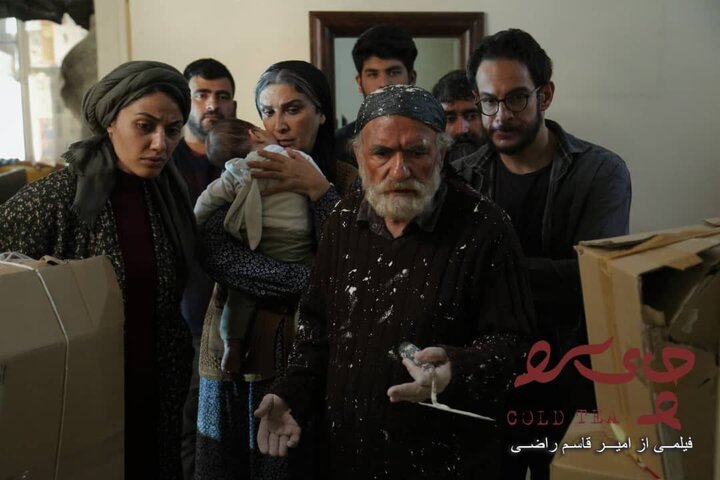 امیر راضی و مینا نوروزی فر در مراسم اکران " چای سرد" در موزه سینمای ایران