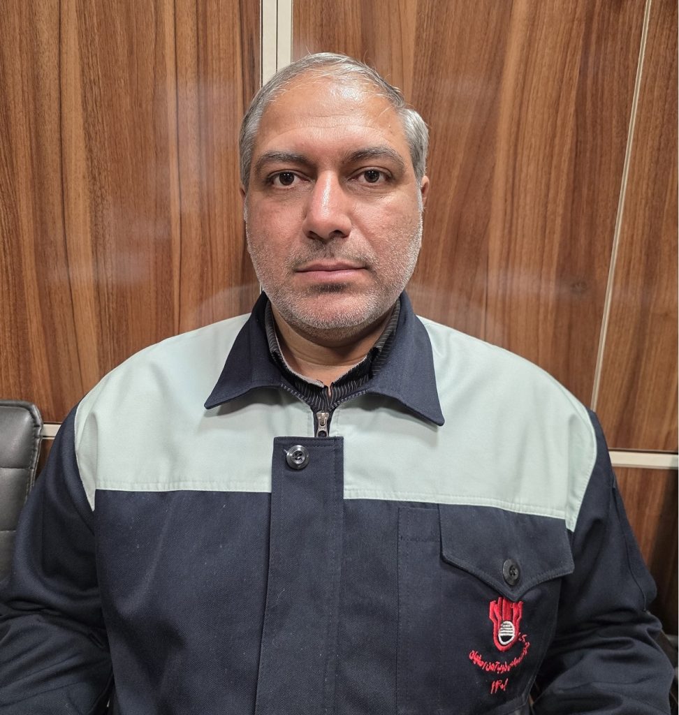 رسول امینی مسئول تکنولوژی و تولید کارگاه نورد 650 