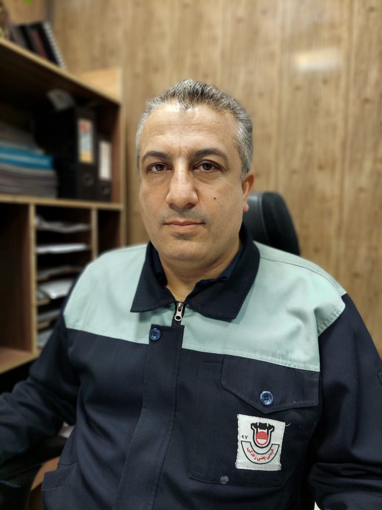 سعید رحیمی معاون تولید کارگاه نورد 650 ذوب آهن اصفهان