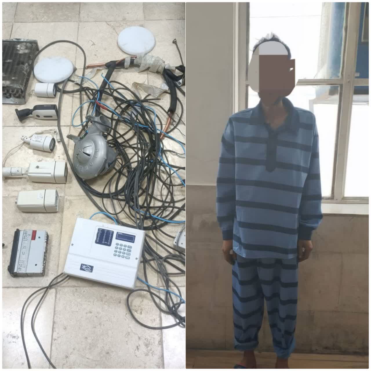 دستگیری سارق اماکن خصوصی در مرودشت