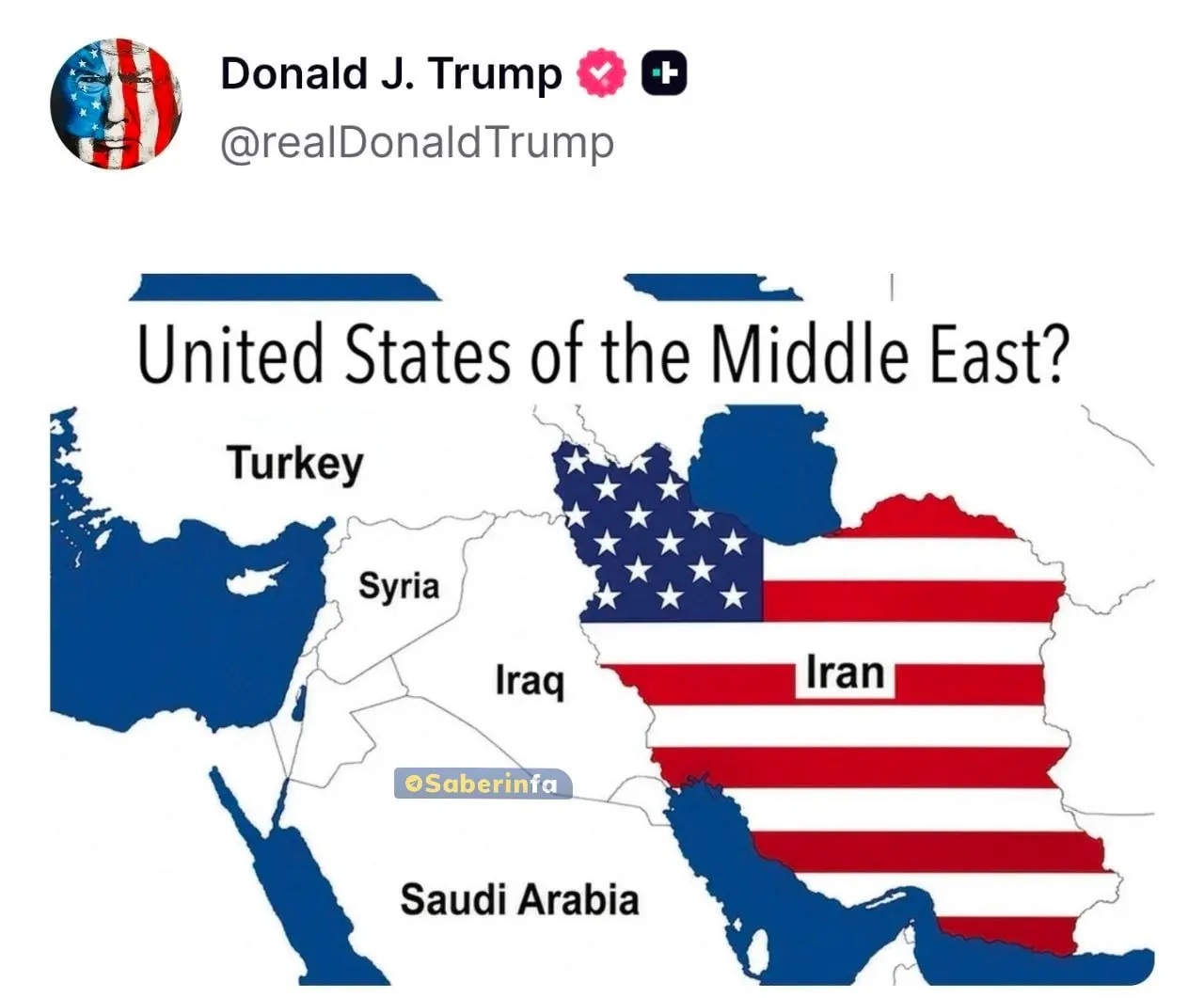 پست جدید و خبرساز ترامپ درباره ایران!