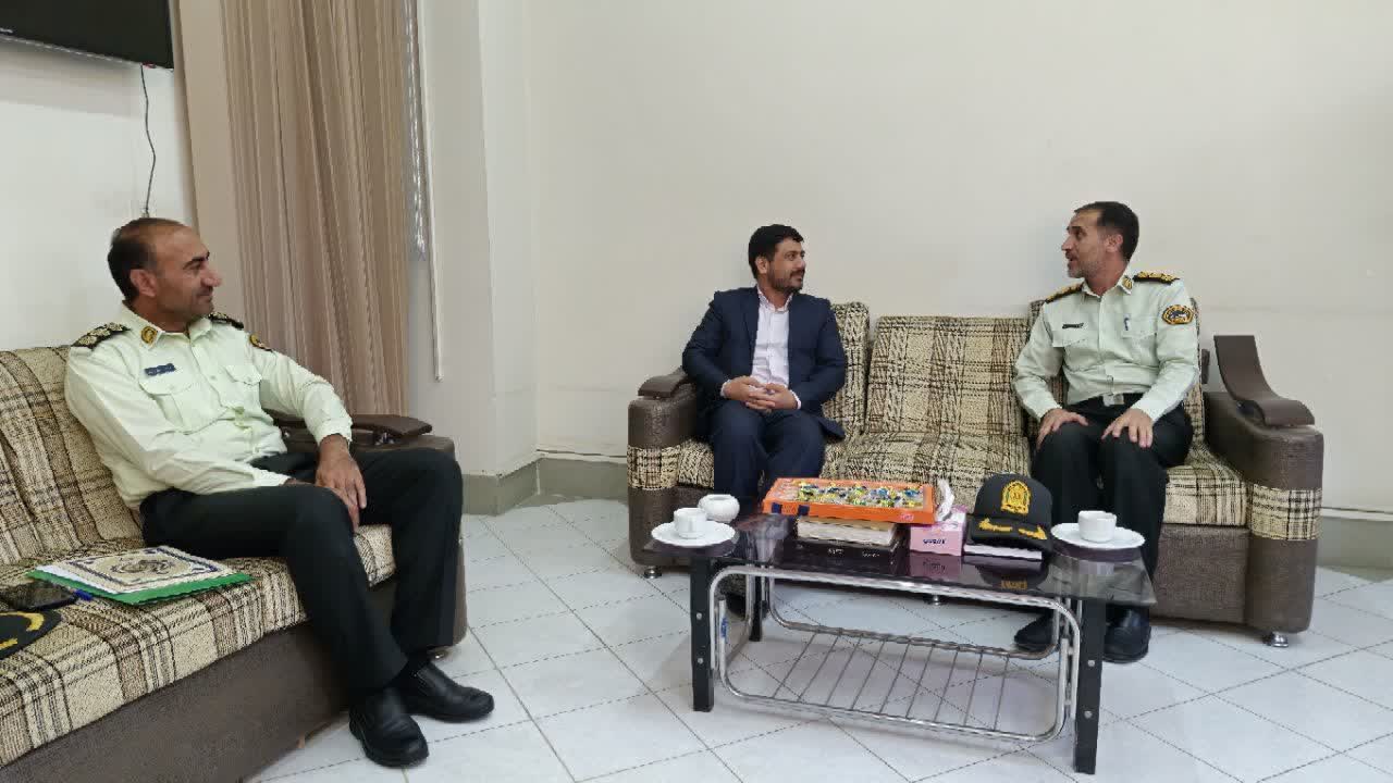 نشست معاون فرهنگی و اجتماعی پلیس فارس با خبرگزاری ایرنا