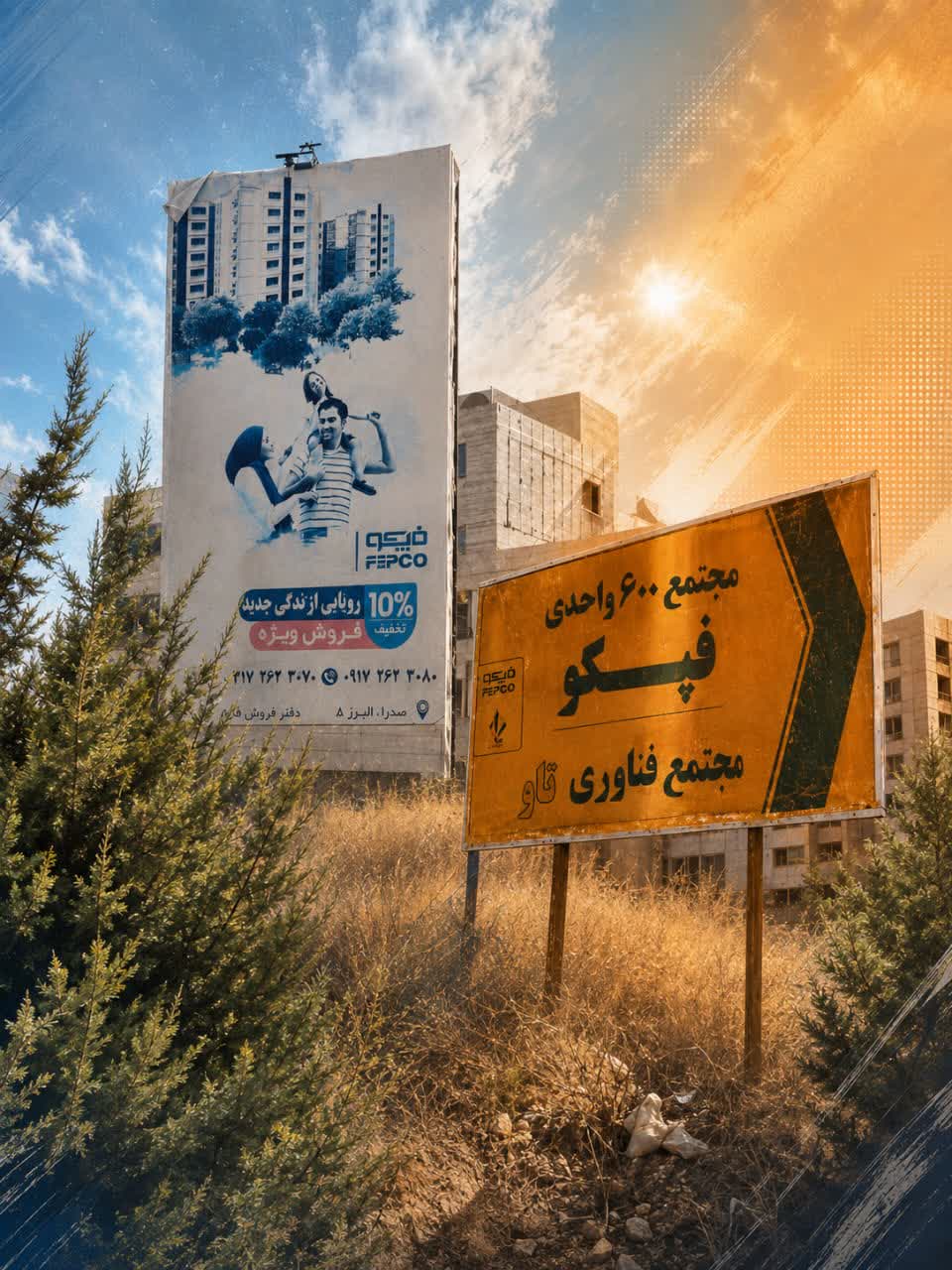 فپکو،سقف فروریخته آروزهای مردم صدرا