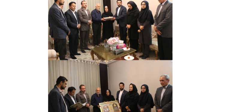 تکریم مدیرکل فرهنگ فارس از خانواده شهید امیر سرتیپ دوم کاظمی، قهرمان آسمان‌های ایران/ پیوند ناگسستنی میان ایثارگری و عزت ملی