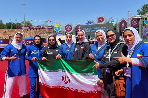 قهرمانی تیم کشتی آلیش بانوان ایران در بخش کلاسیک قهرمان