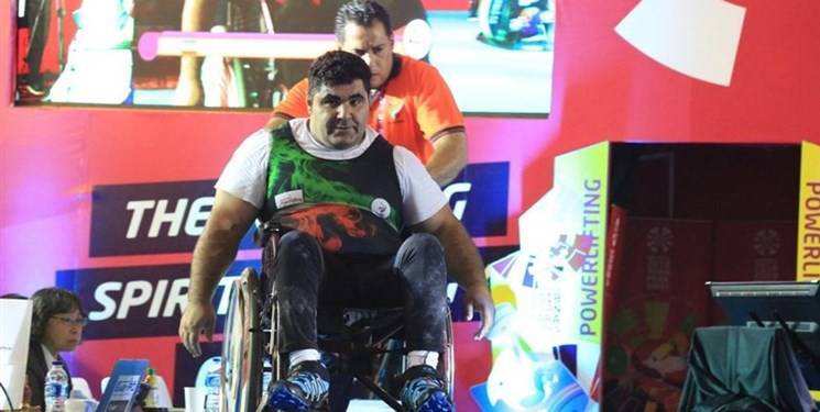 اولین طلای ایران در پاراوزنه برداری جهان بر گردن ورزشکار فارسی