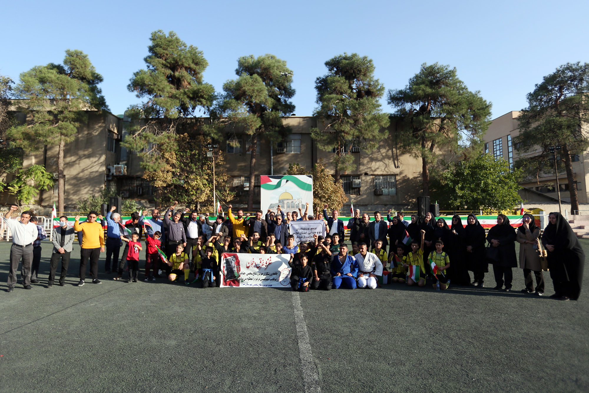 اجتماع جامعه بزرگ ورزش و جوانان فارس در محکومیت جنایات رژیم صهیونیستی در غزه 