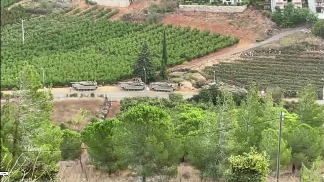 اعزام تانک‌های رژیم صهیونیستی به مرز لبنان