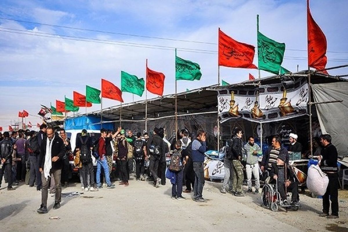 خدمات رسانی به زائرین اربعین حسینی در ورودی و خروجی‌های شیراز