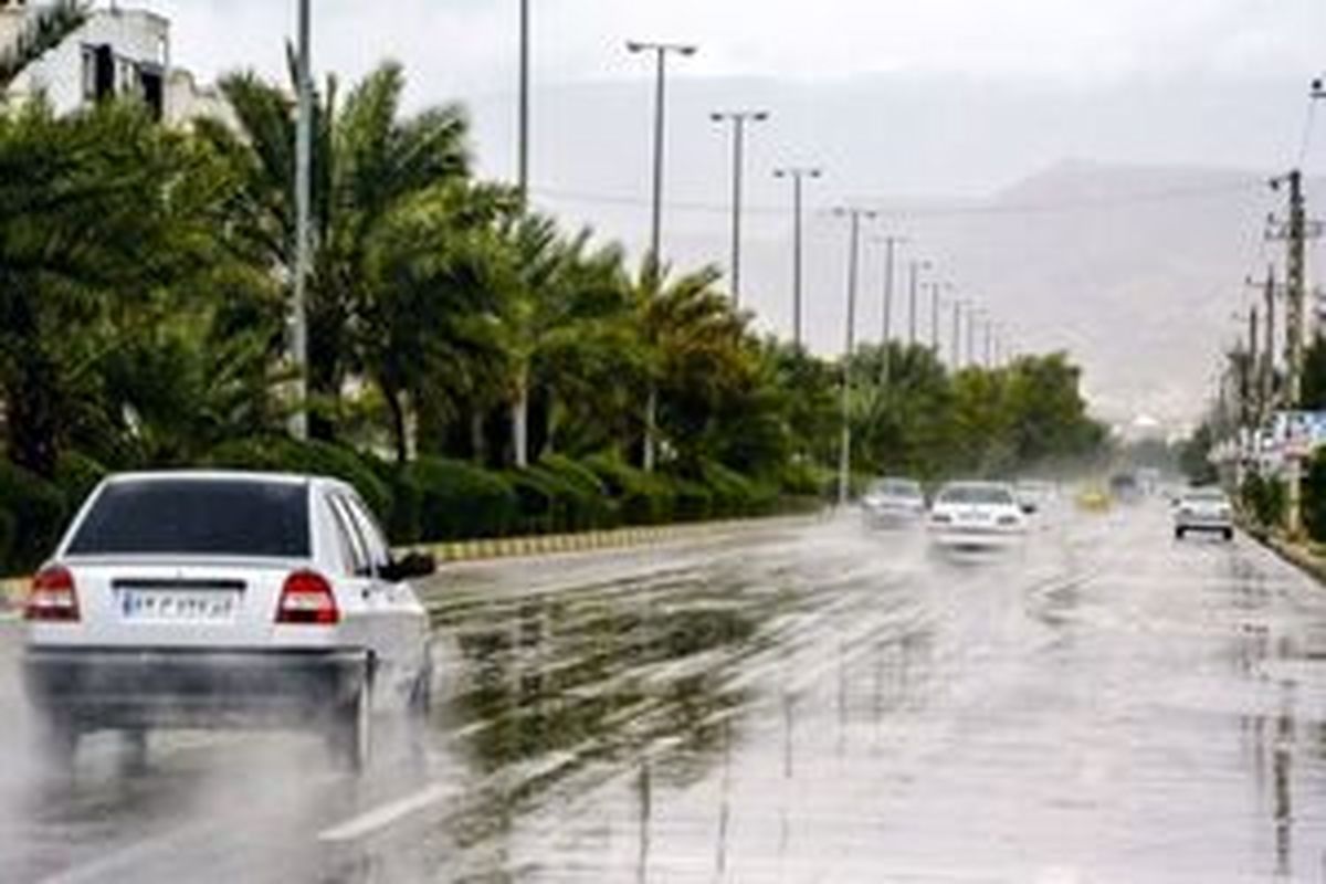 هشدار سطح زرد هواشناسی؛ بارش رگبار پراکنده باران در شرق فارس